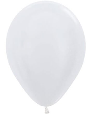 Шар Белый перламутр