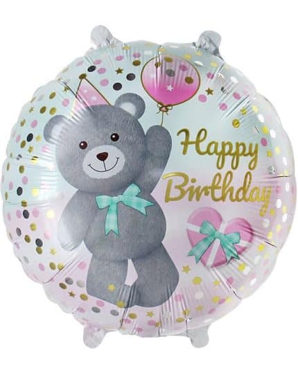 Круг С Днем Рождения (плюшевый мишка)