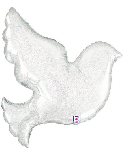 Фигура Голубь Серебро Голография