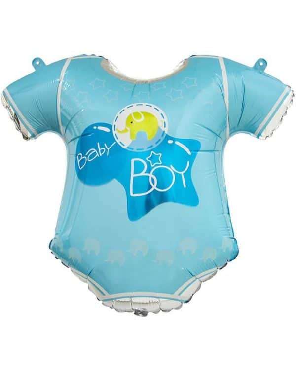 Боди для мальчика, Голубой 58 см